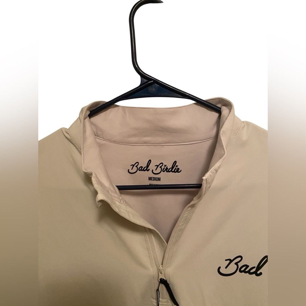 Bad Birdie “Bad Elements Mechanism” quarterzip. Size M. New with tags. - Picture 6 of 8
